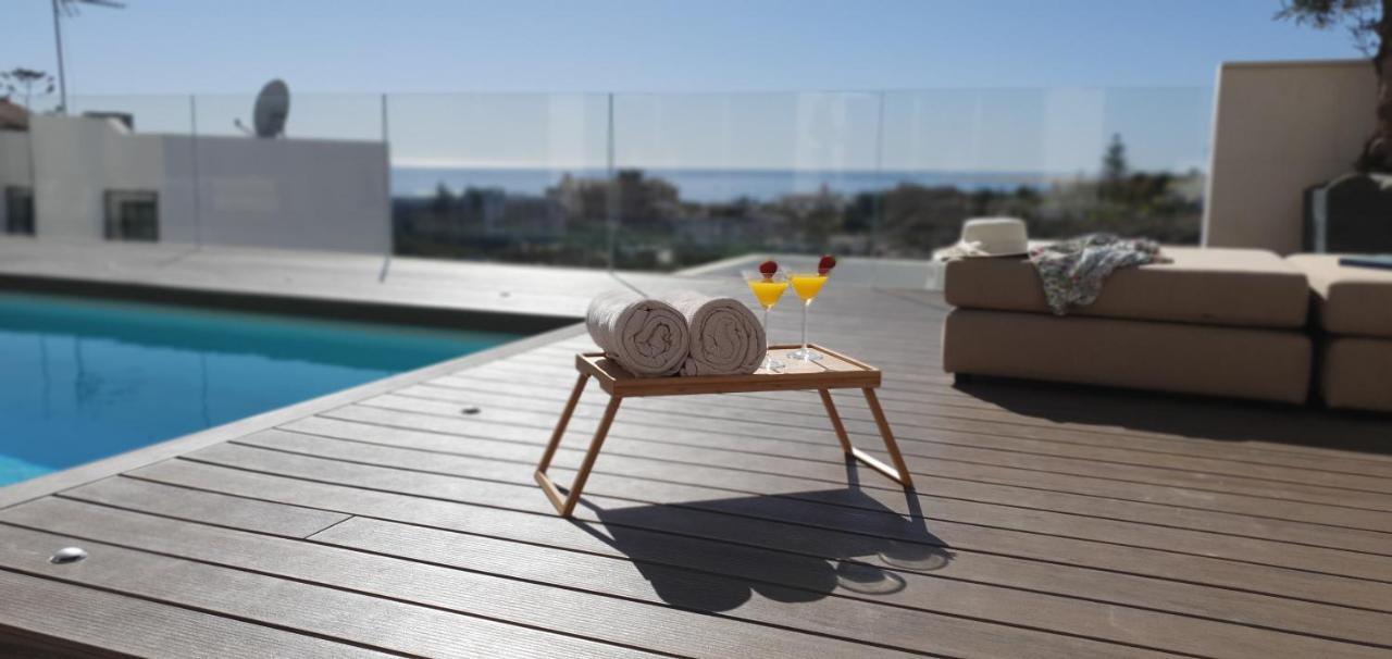 Luxury Villa Morelli With Seaview & Heated Pool Маспаломас Екстериор снимка